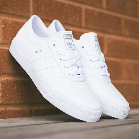 Adidas skateboard shoes white